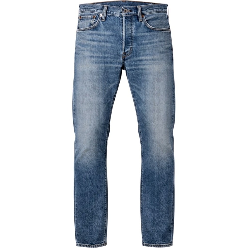 Levis 501 Original Fit Jeans Mens 36x32 Light Wash Blue Denim Button Fly Skater